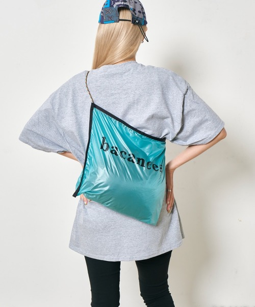 BACANCES ALL INCLUSIVE(バカンサスオールインクルーシブ)の「BACANCES ALL INCLUSIVE/バカンス・オールインクルーシブ BC RIPSTOP SACOCCHE サコッシュバッグ(ショルダーバッグ・メンズ・エメラルド/ピンク/ブラック・ONE SIZE)」の20枚目の写真
