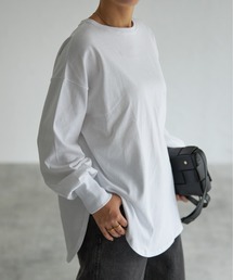 each | 裾ラウンドカットロンT(Tシャツ/カットソー)