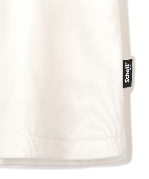 schott（ショット）の「【直営限定】Schott/ショット/2PACK T-SHIRT/2パックティーシャツ（Tシャツ/カットソー・メンズ・ホワイト/ブラック・XL/L/M/2XL）」の20枚目の写真