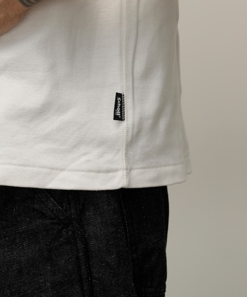 schott（ショット）の「【直営限定】Schott/ショット/2PACK T-SHIRT/2パックティーシャツ（Tシャツ/カットソー・メンズ・ホワイト/ブラック・XL/L/M/2XL）」の11枚目の写真