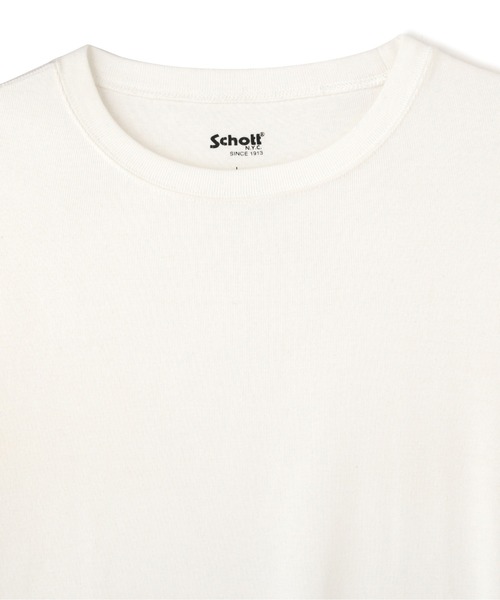 schott（ショット）の「【直営限定】Schott/ショット/2PACK T-SHIRT/2パックティーシャツ（Tシャツ/カットソー・メンズ・ホワイト/ブラック・XL/L/M/2XL）」の18枚目の写真