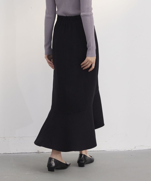 【SPORTMAX】GARBO ダブルラップベルト付き ミモレ丈 スカート セール】ラップ風ダブルベルトミモレ丈スカート（スカート