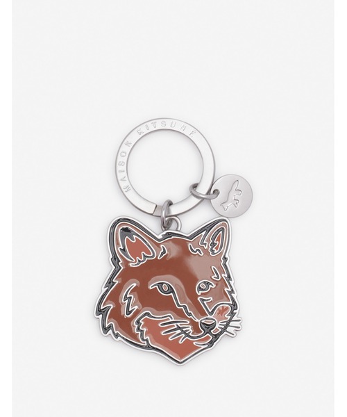 Maison Kitsune（メゾンキツネ）の「BOLD FOX HEAD KEYRING（キーケース/キーアクセサリー・メンズ・ブルー系その他/ローズ系/ブラウン系その他/キナリ/ウィート/オリーブドラブ/クリーム/ブルー・U）」の3枚目の写真