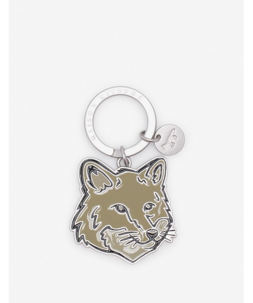 Maison Kitsune（メゾンキツネ）の「BOLD FOX HEAD KEYRING（キーケース/キーアクセサリー・メンズ・ブルー系その他/ローズ系/ブラウン系その他/キナリ/ウィート/オリーブドラブ/クリーム/ブルー・U）」の2枚目の写真