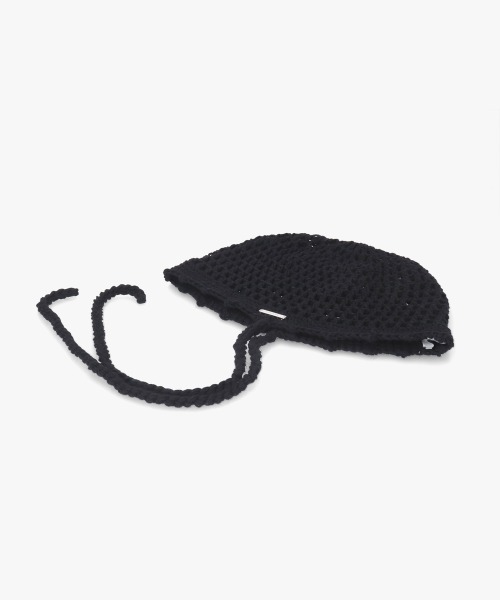 OVERRIDE（オーバーライド）の「OVERRIDE KNIT CROCHET SUMMER BEANIE / オーバーライド（ニットキャップ/ビーニー・レディース・その他/ブラック・57~59cm）」の5枚目の写真