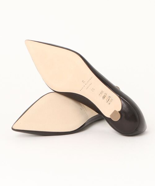 FABIO RUSCONI/ファビオルスコーニ】ポインテッドトゥパンプスレザー