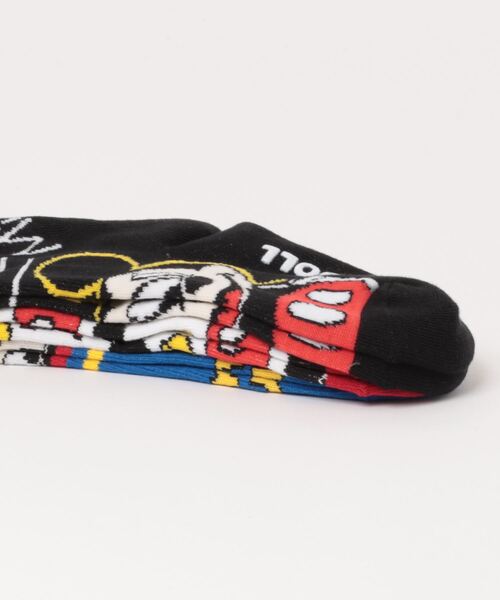 Disney（ディズニー）の「ディズニー クルーソックスセット 9177（ソックス/靴下・キッズ・ブラック×レッド/その他9・13-16/17-20/21-24cm/10-13cm）」の9枚目の写真