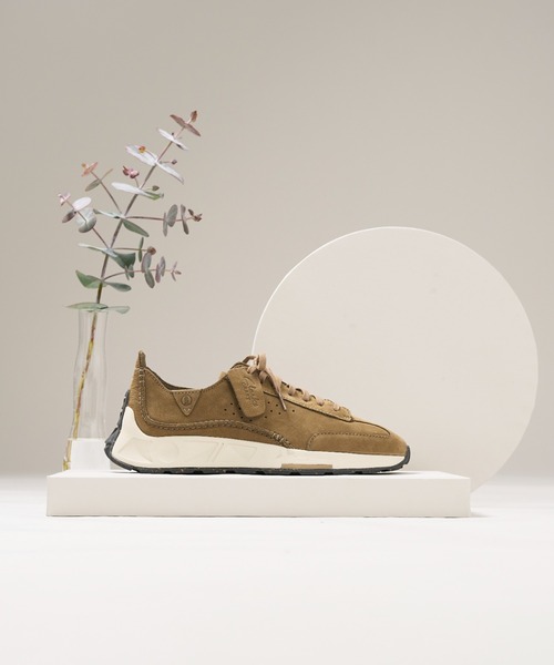 新品自宅保管品　Clarks オリーブヌバック 25センチ　uk6 t30-s3649-3650-1.jpg