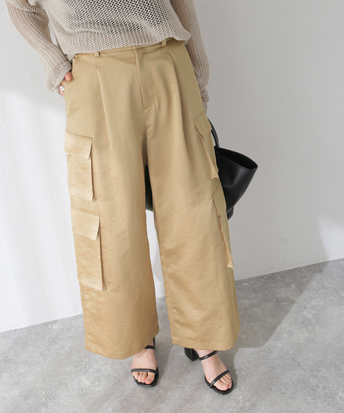JOURNAL STANDARD マットサテンカーゴパンツ JOURNAL STANDARD（ジャーナルスタンダード）の「マットサテン