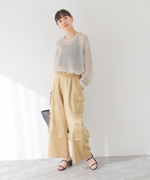 JOURNAL STANDARD マットサテンカーゴパンツ JOURNAL STANDARD（ジャーナルスタンダード）の「マットサテン
