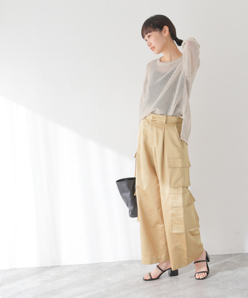 JOURNAL STANDARD マットサテンカーゴパンツ JOURNAL STANDARD（ジャーナルスタンダード）の「マットサテン
