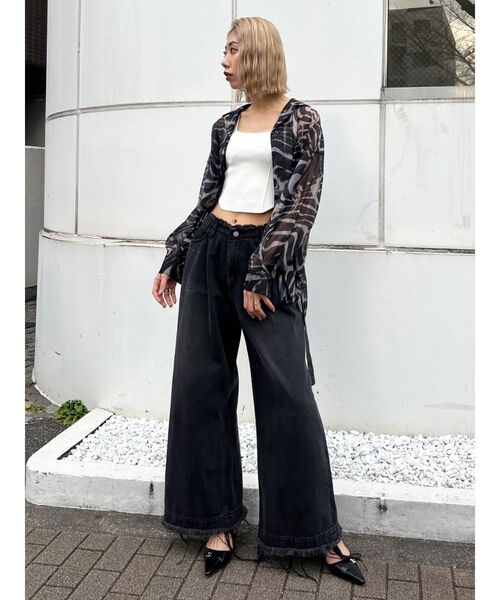 EMODA（エモダ）の「ミニマルフィットニット（タンクトップ・レディース・ホワイト/その他/ブラック/グレー・FREE）」の21枚目の写真