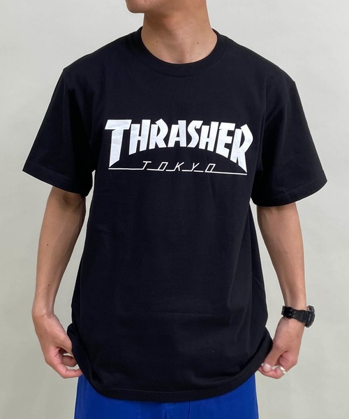 ムラサキスポーツ限定】THRASHER/スラッシャー TOKYOロゴ TH91419