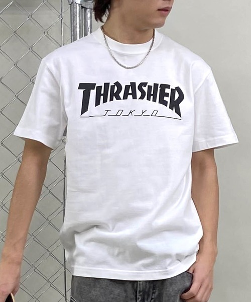 セール】【ムラサキスポーツ限定】THRASHER/スラッシャー TOKYOロゴ