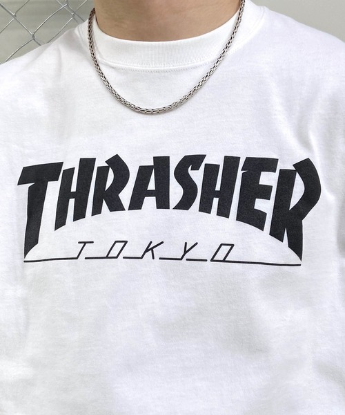 THRASHER(スラッシャー)の「【ムラサキスポーツ限定】THRASHER/スラッシャー TOKYOロゴ TH91419-TOKYO メンズ 半袖 Tシャツ(Tシャツ/カットソー・メンズ・ホワイト×ブラック/ブラック×ホワイト・XL/L/M)」の11枚目の写真