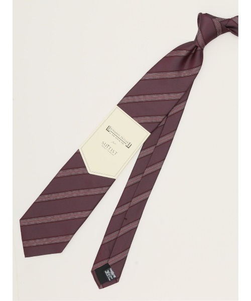 【シルク100%】スーティスト×LEONARDO TAZZARI 日本製 ネクタイ 8.0cm幅