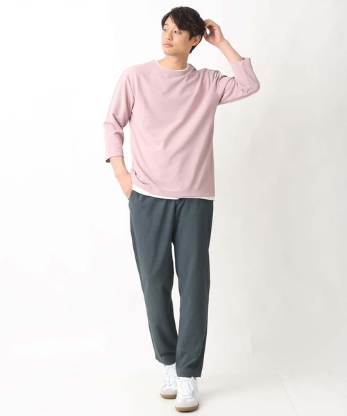 a.v.v（アーヴェヴェ）の「リライトセミルーズパンツ（セットアップ可）（その他パンツ・メンズ・ネイビー/ダークグレー・46/48/50）」の13枚目の写真