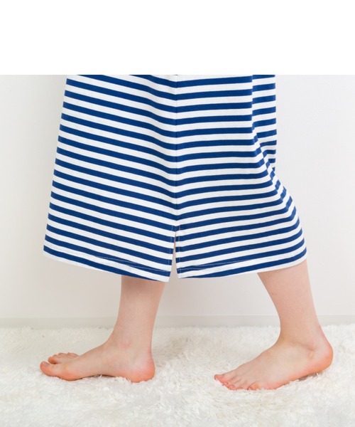 【セール】【PAUL&JOE】 ジプシープリント ボーダーノースリーブワンピース（ルームウェア/パジャマ）｜PAUL&JOE（ポールアンドジョー）