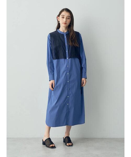 関税,送料無料Veronica Beard Poppeストライプシャツワンピース Veronica Beard Poppe Striped Shirtdress | Saks Fifth Avenue
