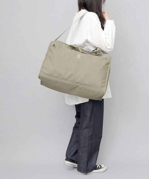 CABIN キャビン 撥水加工 10ポケット A3対応 キャリーオン対応 2WAY ショルダー ボストンバッグ 36L（ボストンバッグ）｜anello（アネロ）