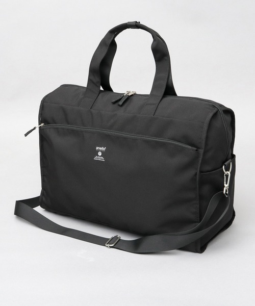 CABIN キャビン 撥水加工 10ポケット A3対応 キャリーオン対応 2WAY ショルダー ボストンバッグ 36L（ボストンバッグ）｜anello（アネロ）