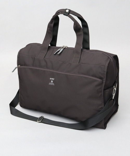 CABIN キャビン 撥水加工 10ポケット A3対応 キャリーオン対応 2WAY ショルダー ボストンバッグ 36L（ボストンバッグ）｜anello（アネロ）