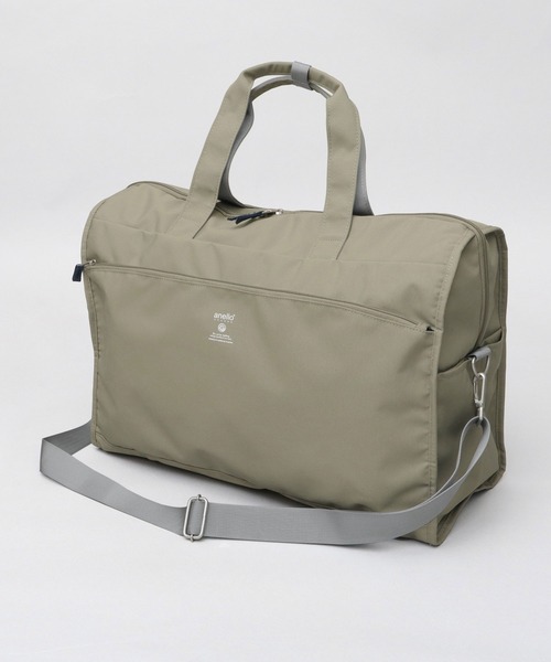 CABIN キャビン 撥水加工 10ポケット A3対応 キャリーオン対応 2WAY ショルダー ボストンバッグ 36L（ボストンバッグ）｜anello（アネロ）