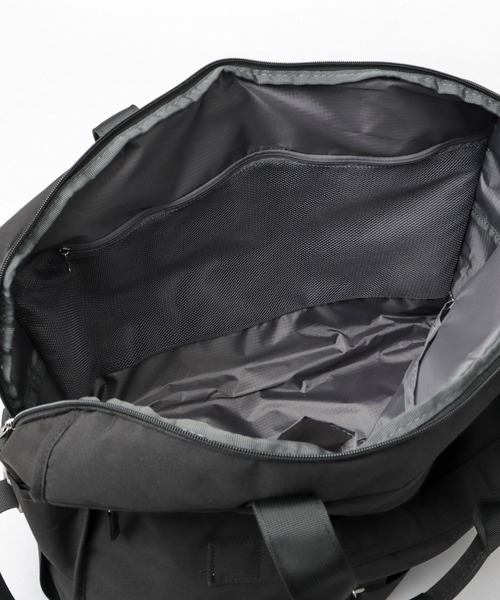 CABIN キャビン 撥水加工 10ポケット A3対応 キャリーオン対応 2WAY ショルダー ボストンバッグ 36L（ボストンバッグ）｜anello（アネロ）