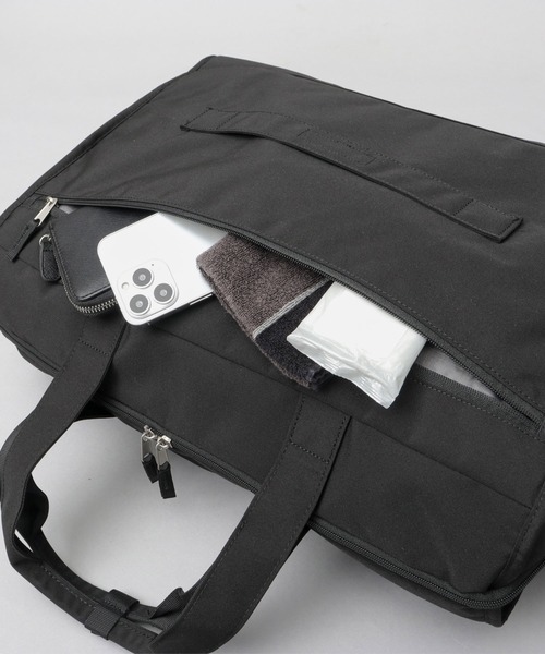 CABIN キャビン 撥水加工 10ポケット A3対応 キャリーオン対応 2WAY ショルダー ボストンバッグ 36L（ボストンバッグ）｜anello（アネロ）