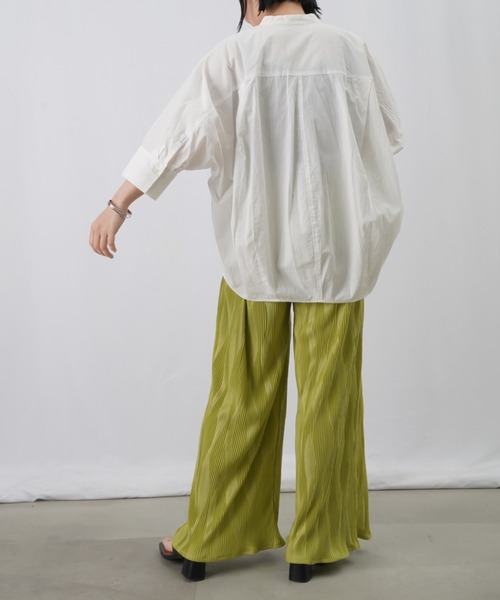 LUCA/LADY LUCK LUCA（ルカ/レディラックルカ）の「LC/LLL プリーツワイドイージーパンツ（その他パンツ・レディース・ブラック/ブルー/イエロー・FREE）」の10枚目の写真