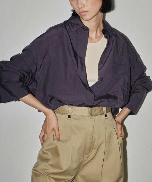 TODAYFUL（トゥデイフル）の「TODAYFUL Silky Pocket Shirts