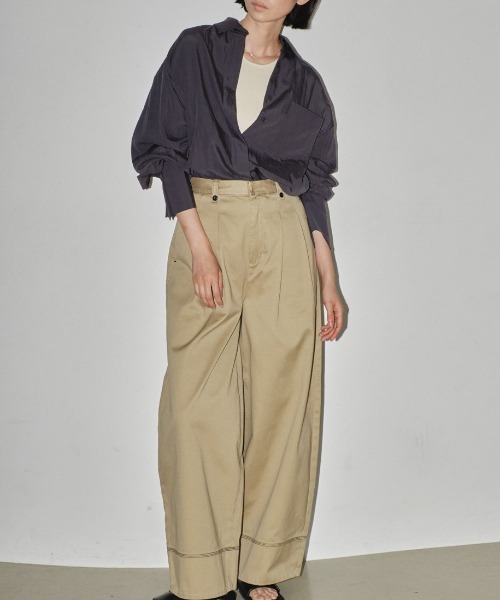 TODAYFUL（トゥデイフル）の「TODAYFUL Silky Pocket Shirts 12310426（シャツ/ブラウス・レディース・ホワイト/インディゴブルー・FREE）」の3枚目の写真