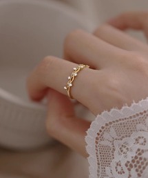 yu-ka（ユーカ）の「YU-KA:クロスジルコンファインリング（リング）」