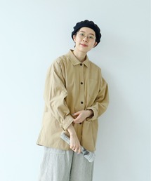 PAR ICI（パーリッシィ）の「ヴィンテージフィニッシュ ガーデンシャツ（シャツ/ブラウス）」