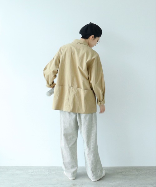PAR ICI（パーリッシィ）の「ヴィンテージフィニッシュ ガーデンシャツ