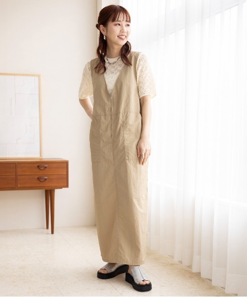 LEPSIM（レプシィム）の「7ゲージ5分袖テープヤーン　112015（ニット/セーター・レディース・ブラック/キナリ・FREE）」の8枚目の写真