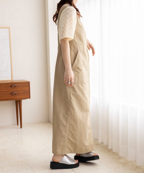 LEPSIM（レプシィム）の「7ゲージ5分袖テープヤーン　112015（ニット/セーター・レディース・ブラック/キナリ・FREE）」の5枚目の写真