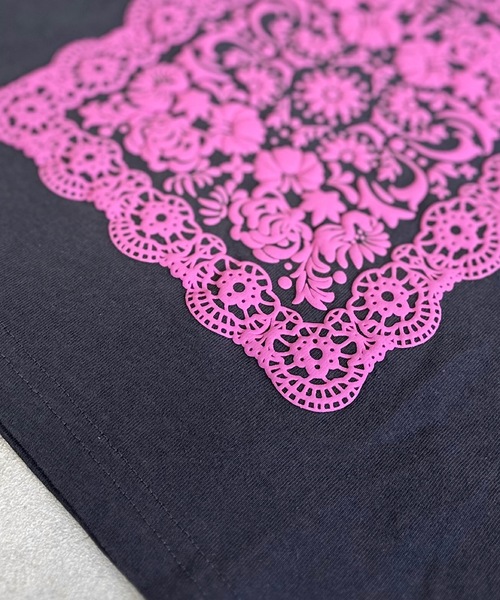 BIG FIELD（ビッグフィールド）の「レースプリントTシャツ（80～150cm）（Tシャツ/カットソー・キッズ・レッド/チャコール/オフホワイト・120/110/100/95/90/80/150/140/130）」の11枚目の写真