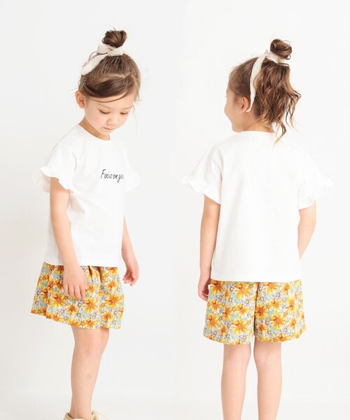 BRANSHES（ブランシェス）の「アソート半袖Tシャツ（Tシャツ/カットソー・キッズ・ラベンダー/アイボリー/ピンク/サックスブルー/オフホワイト/チャコールグレー・90/100/110/120/80/130/140/150）」の19枚目の写真