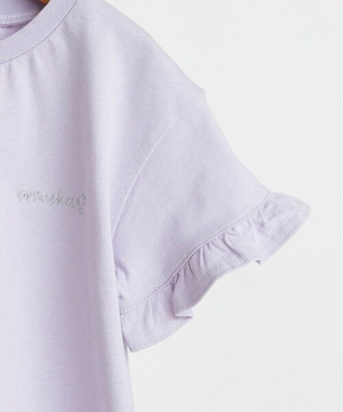 BRANSHES（ブランシェス）の「アソート半袖Tシャツ（Tシャツ/カットソー・キッズ・ラベンダー/アイボリー/ピンク/サックスブルー/オフホワイト/チャコールグレー・90/100/110/120/80/130/140/150）」の10枚目の写真