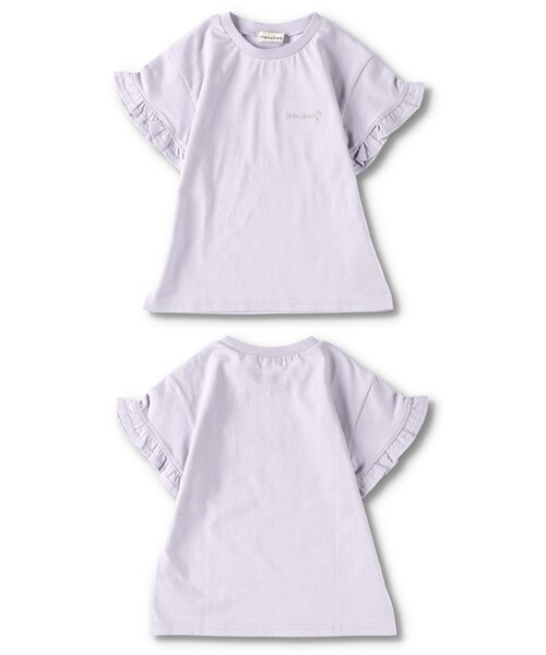 BRANSHES（ブランシェス）の「アソート半袖Tシャツ（Tシャツ/カットソー・キッズ・ラベンダー/アイボリー/ピンク/サックスブルー/オフホワイト/チャコールグレー・90/100/110/120/80/130/140/150）」の11枚目の写真