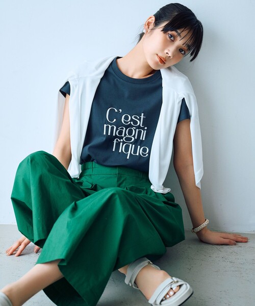 23区(ニジュウサンク)の「【一部店舗限定/洗える】マルチ機能 シアー クロップド カーディガン(カーディガン/ボレロ・レディース・ホワイト系/ライトグレー系/ベージュ系/ブラック系・40/38)」の12枚目の写真