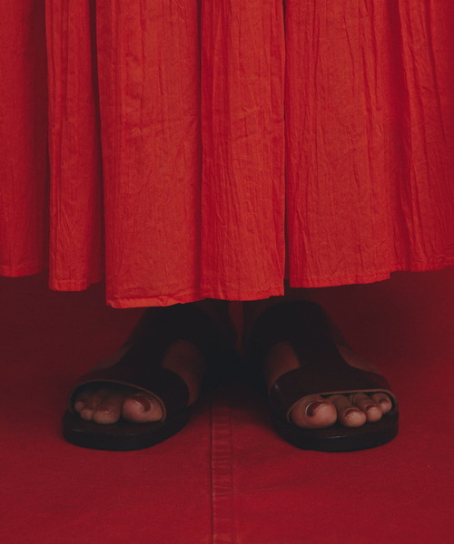 URBAN RESEARCH（アーバンリサーチ）の「『別注』L’ARTIGIANO DEL CUOIO×URBAN RESEARCH　レザーサンダル（サンダル・レディース・ダークブラウン/ブラック・38/37/36）」の10枚目の写真