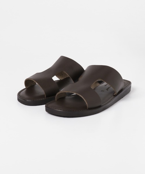 URBAN RESEARCH（アーバンリサーチ）の「『別注』L’ARTIGIANO DEL CUOIO×URBAN RESEARCH　レザーサンダル（サンダル・レディース・ダークブラウン/ブラック・38/37/36）」の18枚目の写真