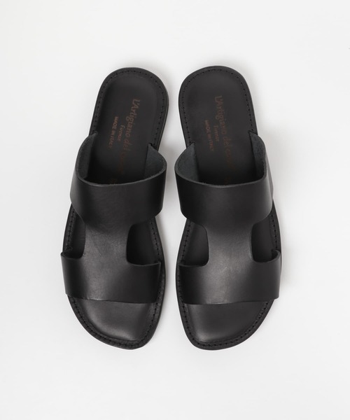 URBAN RESEARCH（アーバンリサーチ）の「『別注』L’ARTIGIANO DEL CUOIO×URBAN RESEARCH　レザーサンダル（サンダル・レディース・ダークブラウン/ブラック・38/37/36）」の20枚目の写真