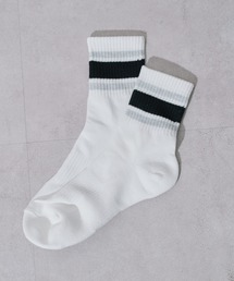 GUNZE（グンゼ）の「【GUNZE×TYPY】ラインショートソックス（MENS）（ソックス/靴下）」