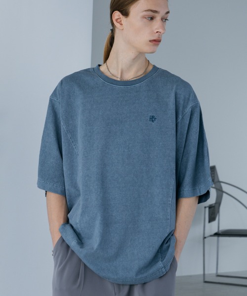 HARE（ハレ）の「HAREロゴヴィンテージカットソー(HARE)（Tシャツ/カットソー・メンズ・グレー系その他/オフホワイト/ブラック/グレー系その他2/ホワイト系その他/グレー系その他3/グレー系その他4/ブルー系その他/ブラック系その他/グレー系その他5/ブルー系その他2/イエロー/グリーン・FREE）」の12枚目の写真