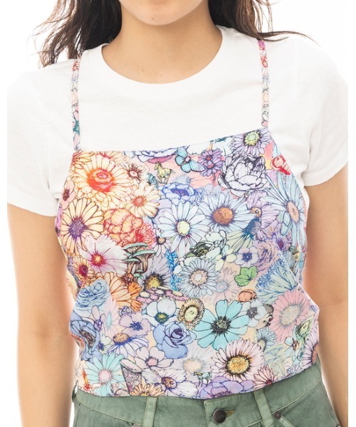 RVCA(ルーカ)の「RVCA レディース 【SAGE VAUGHN】 SASHA TANK ANP タンクトップ 【2024年春夏モデル】/ルーカボタニカル柄タンクトップ(タンクトップ・レディース・マルチ・SMALL/MEDIUM/LARGE)」の5枚目の写真