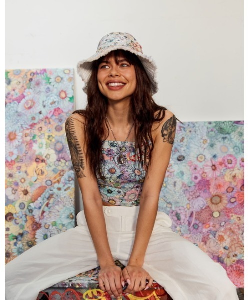 RVCA(ルーカ)の「RVCA レディース 【SAGE VAUGHN】 SASHA TANK ANP タンクトップ 【2024年春夏モデル】/ルーカボタニカル柄タンクトップ(タンクトップ・レディース・マルチ・SMALL/MEDIUM/LARGE)」の10枚目の写真