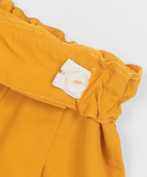 X-girl Stages（エックスガールステージス）の「【一部ショップ展開】サイドプリーツマリンショーツ（その他パンツ・キッズ・ベージュ/イエロー/ネイビー・100cm/110cm/120cm/130cm/140cm）」の9枚目の写真